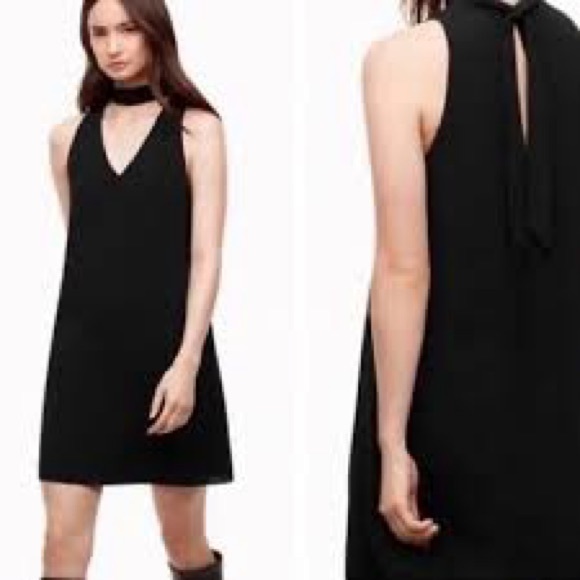 Wilfred/Aritzia Ethere choker mini dress - Picture 3 of 3